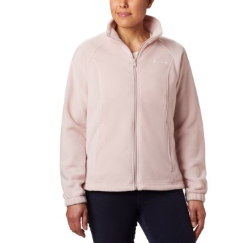 Columbia Jas Dames, Benton Springs Full Zip Fleece Petite Roze, 81OAIBFVP